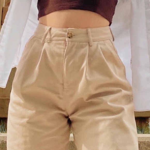 Beige/tan straight leg pants size 26 - Picture 3 of 3